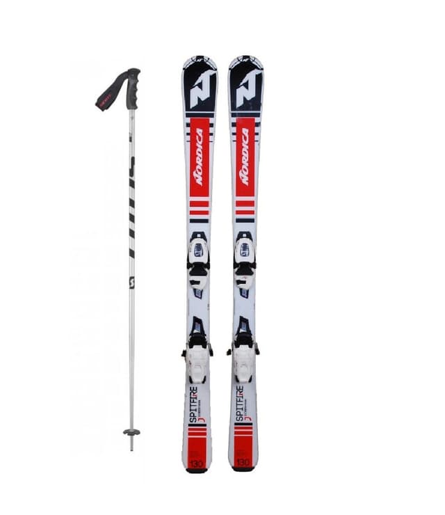 Equipo esquís + bastones INFANTIL